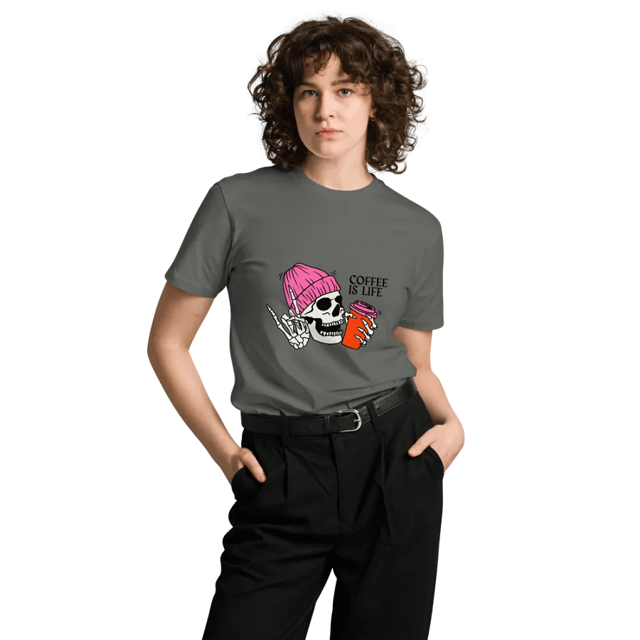 Grinning Skull Beanie Tee product image (10)