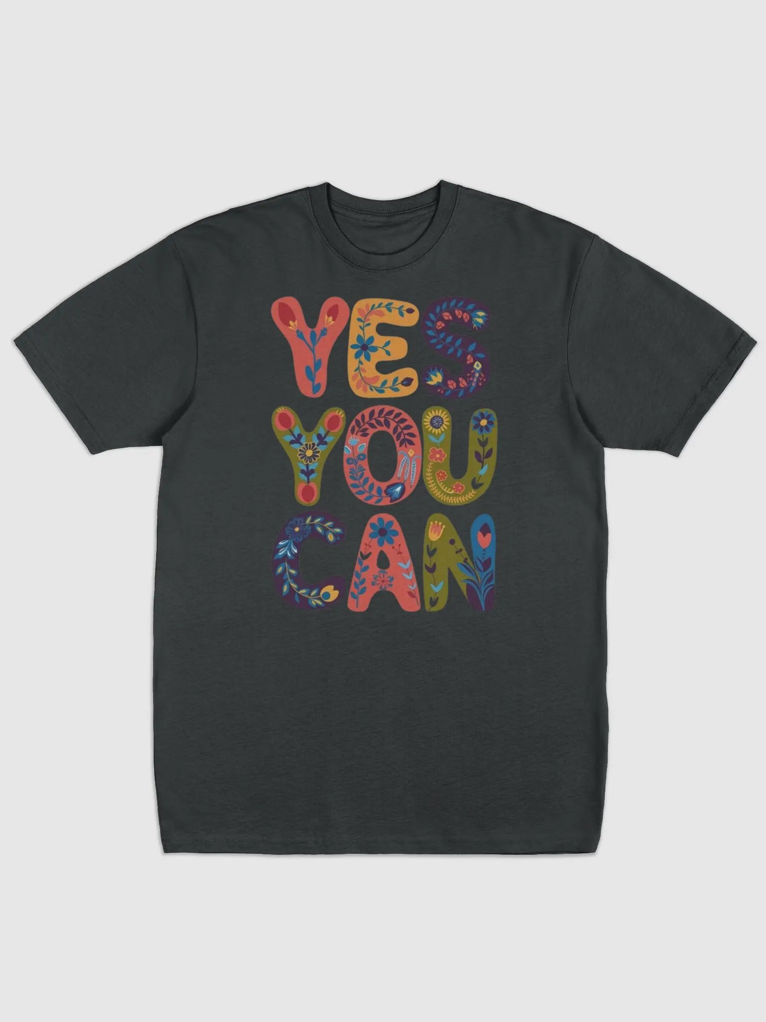 Floral YES YOU CAN Men's Tee product image (1)