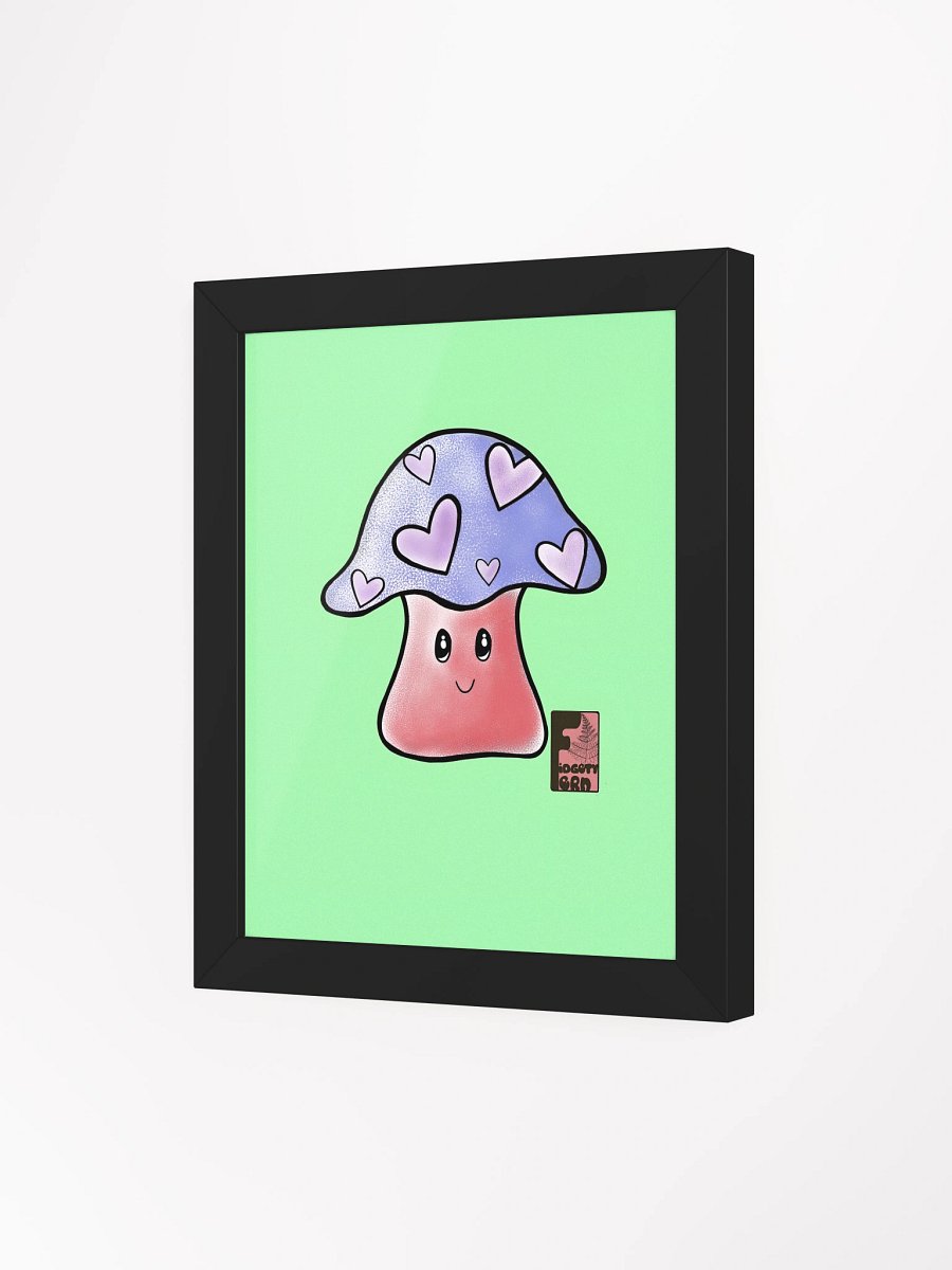 "Mushroom Love" Framed Poster Print product image (3)