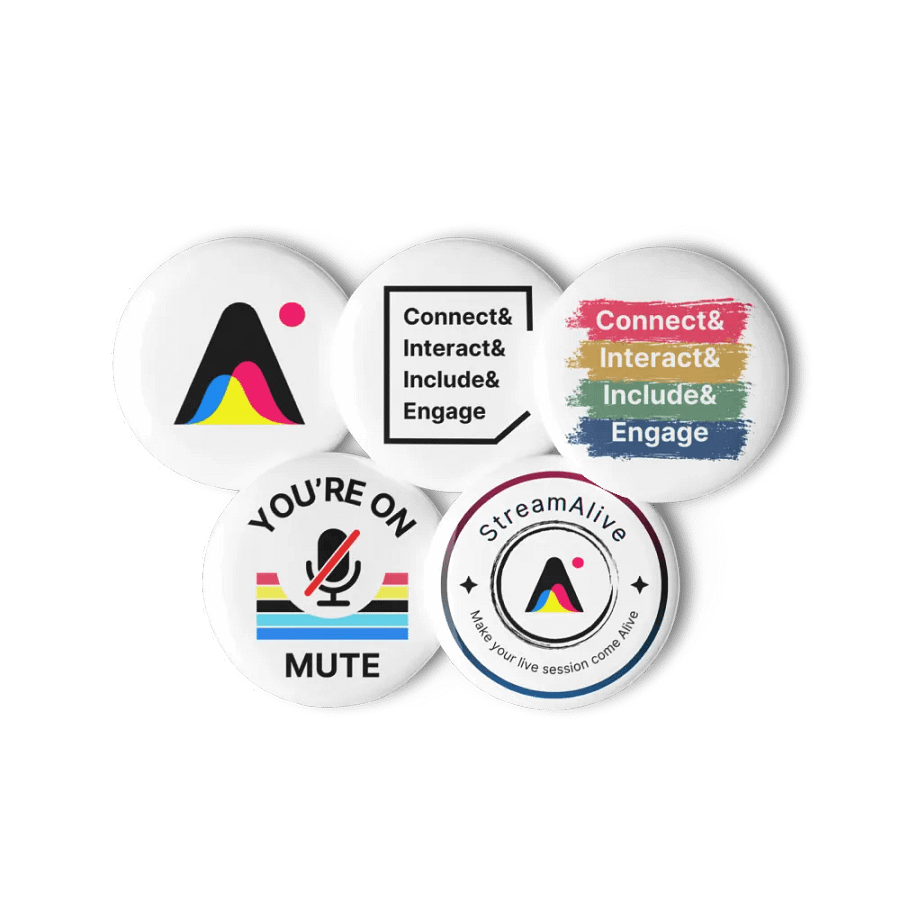 StreamAlive Pin Badges product image (2)