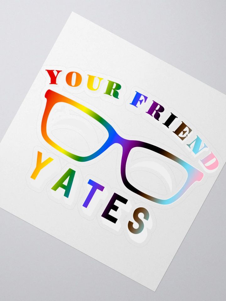 YourFriendYates Pride Logo Sticker product image (4)