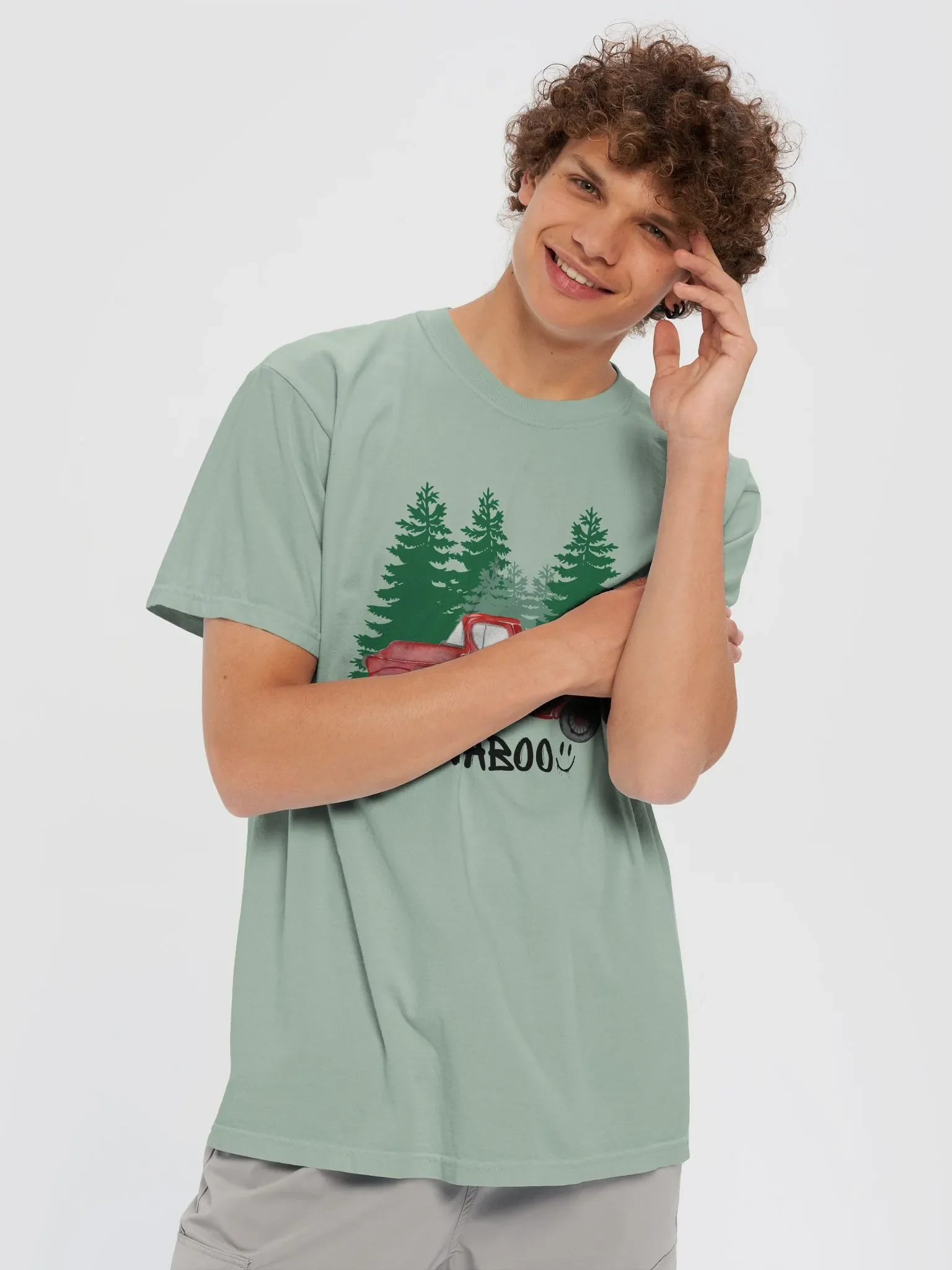 Vintage Truck Pine Tree T-Shirt product image (28)