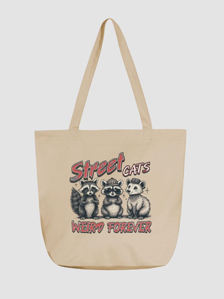 Street Cats Weird Forever Raccoon Tote Bag product image (5)