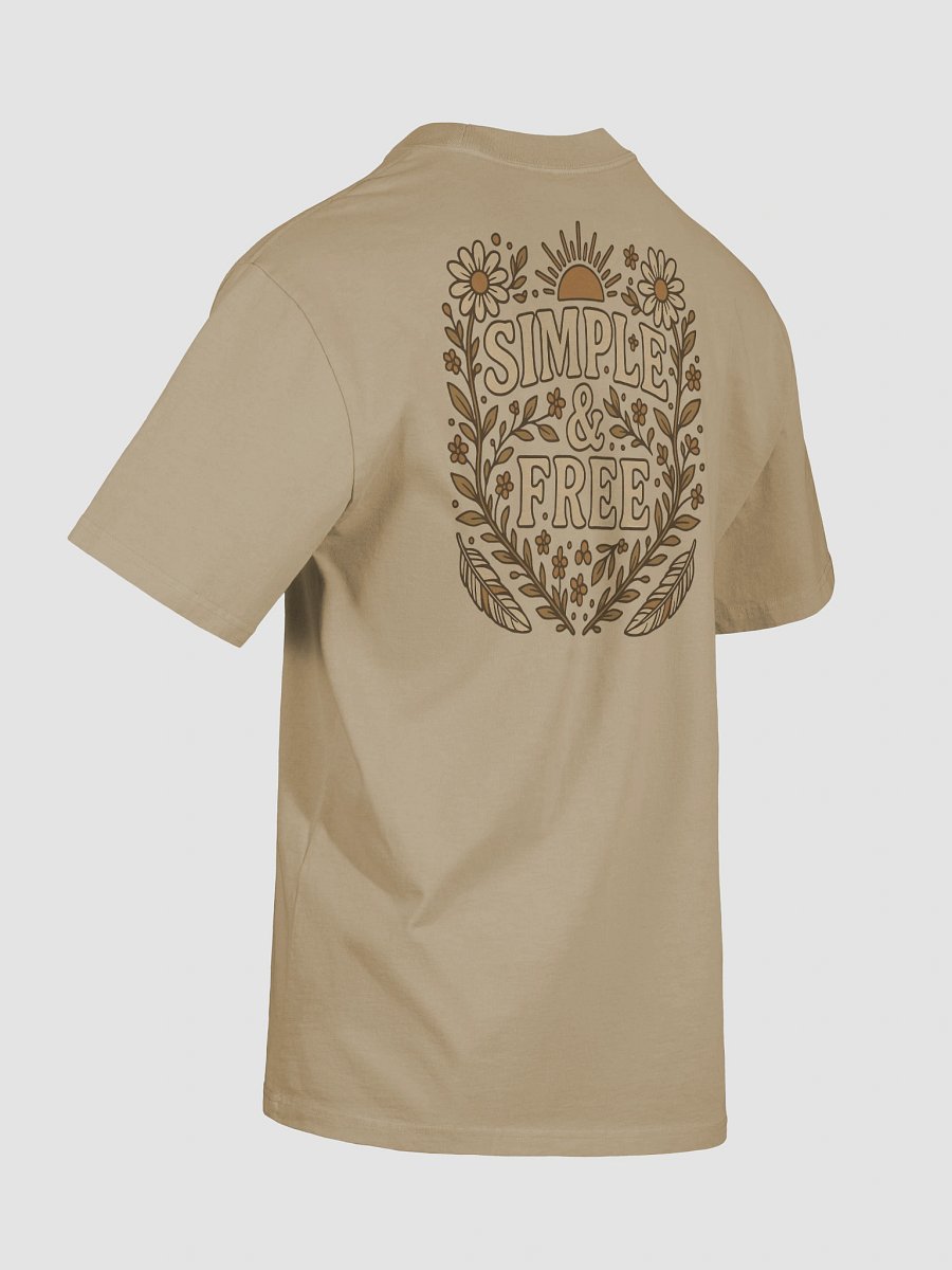Vintage Floral 'Simple & Free Faded Tee product image (31)