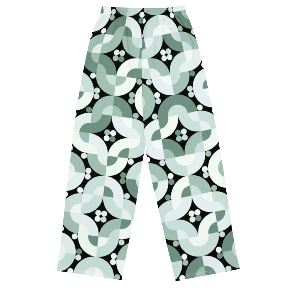 BUIII Retro Harmony: Mint Oasis Wide-Leg Pants product image (10)