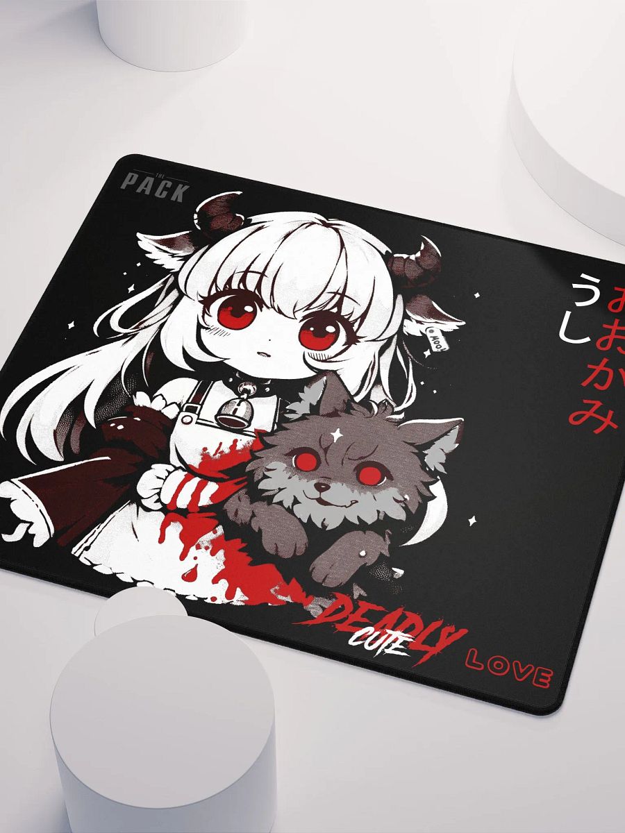 Adorably Macabre Couple Mousepad/Deskpad - Alternate product image (3)