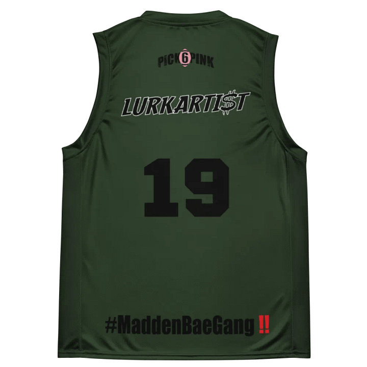 Madden Bae Jersey 👨‍🎨 (Green+ Black Logo) product image (2)