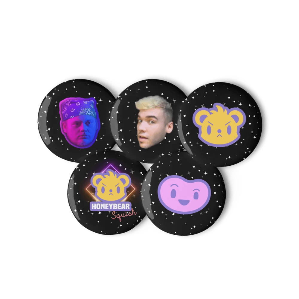 HONEY & JELLY Pin Set! (Star Background) product image (4)