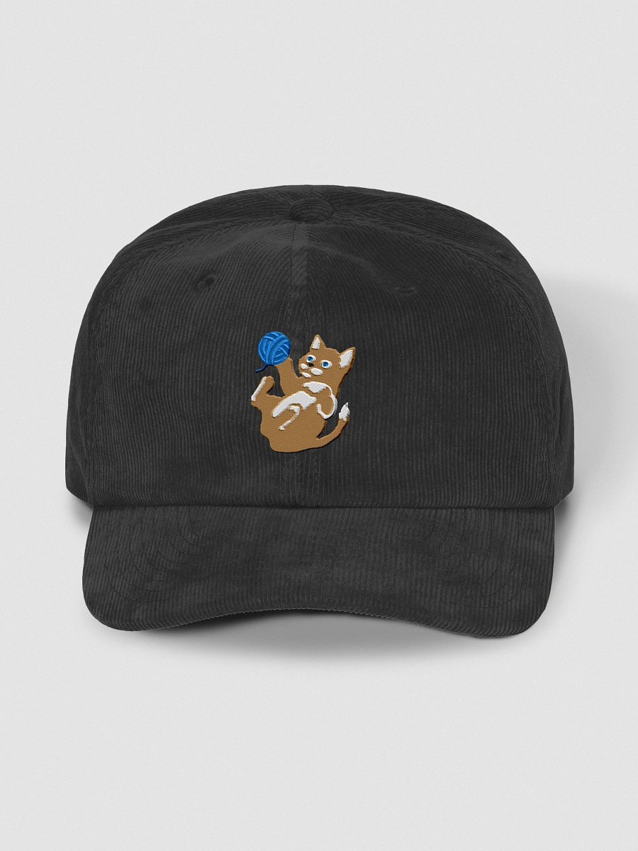 Playful Kitten Corduroy Dad Hat product image (4)