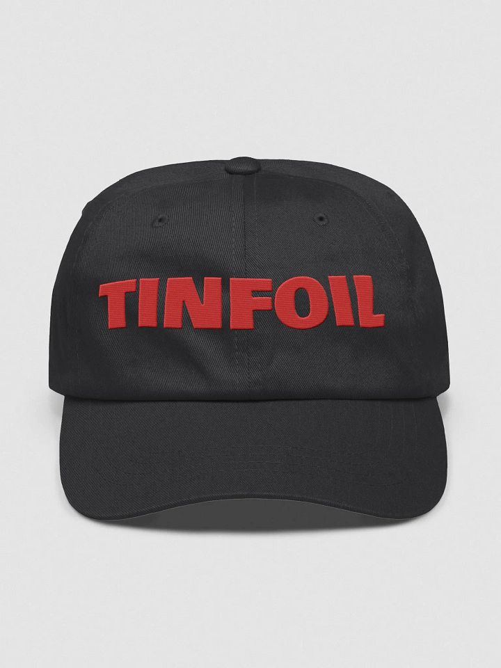 Tinfoil Hat Red On Black product image (1)