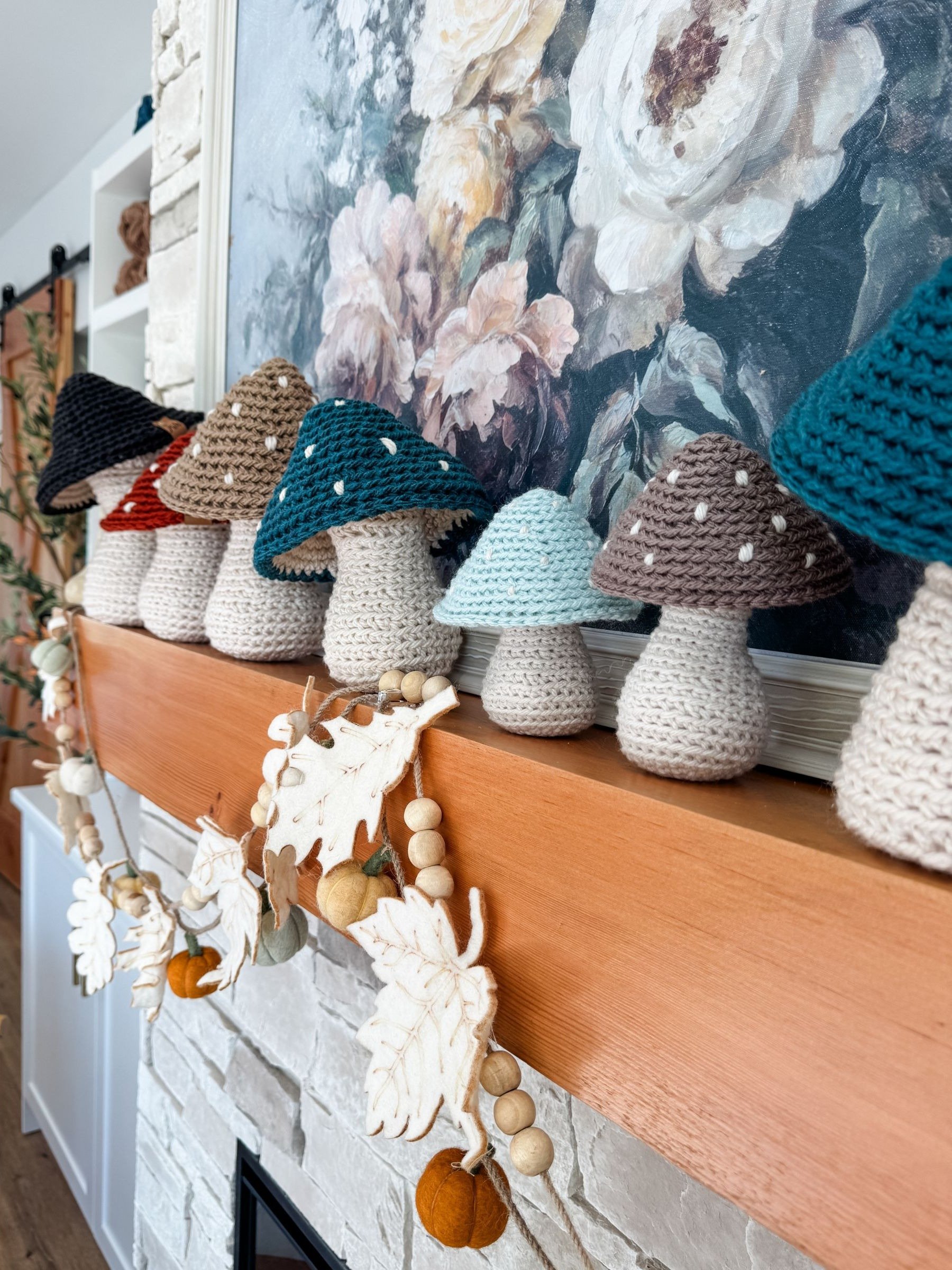 Rustic Farmhouse Mushroom Crochet Pattern product image (10)
