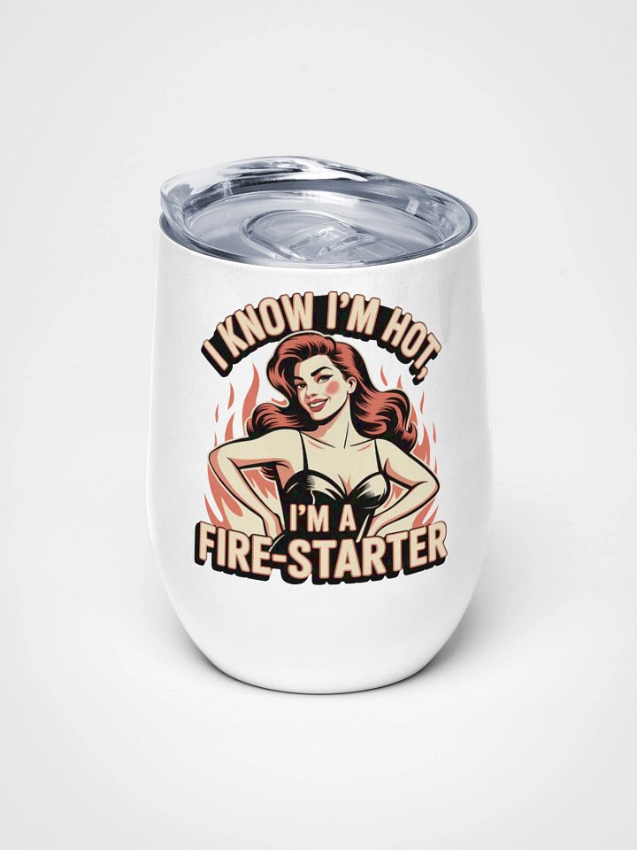 I know I'm Hot Human Design Manifestor Women Tumbler product image (2)