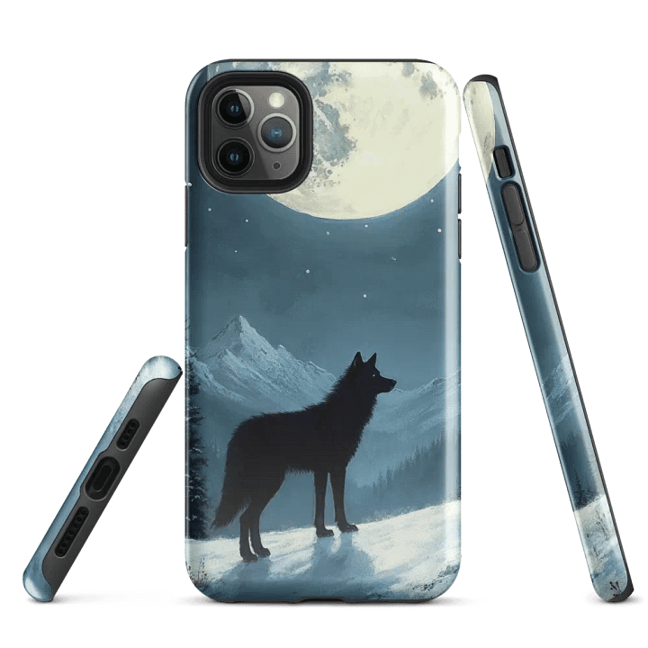 Lunar Wolf iPhone® Tough Case product image (5)