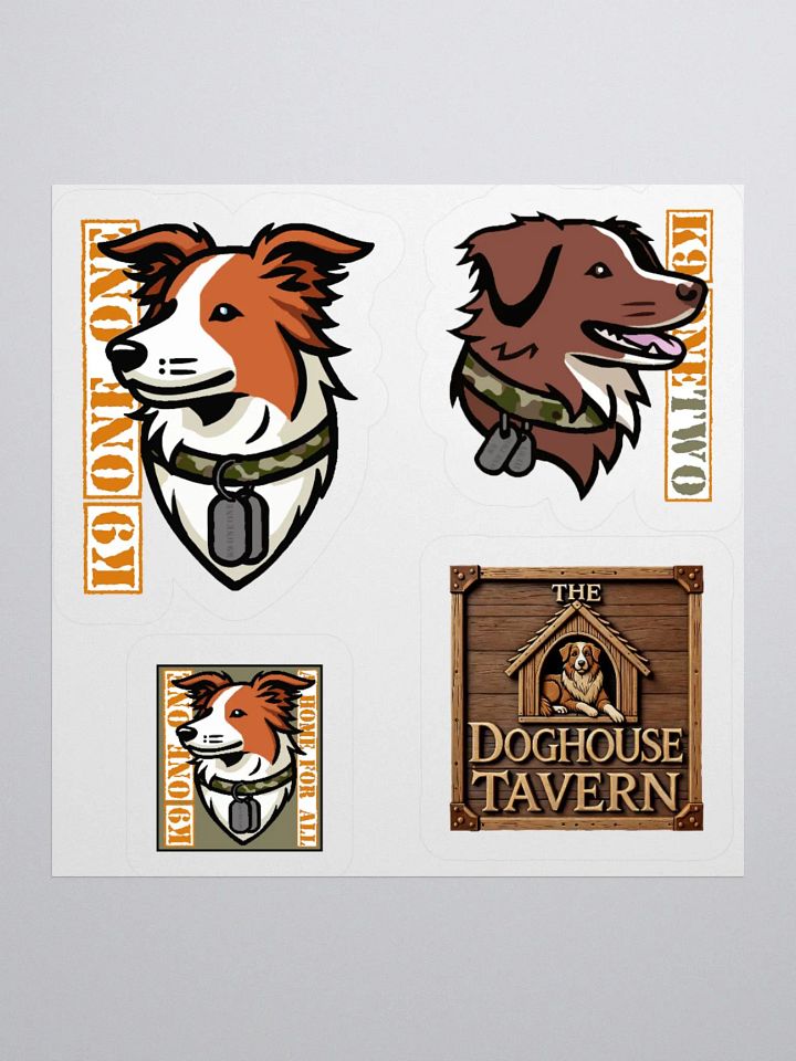 K9 One/Two and Podcast Sticker Set product image (2)
