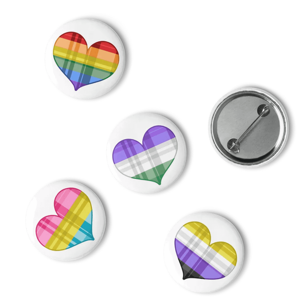Pride Heart Pins - See Description product image (6)