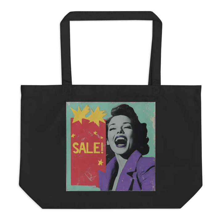 Vintage Pop Art Sale Tote Bag product image (1)
