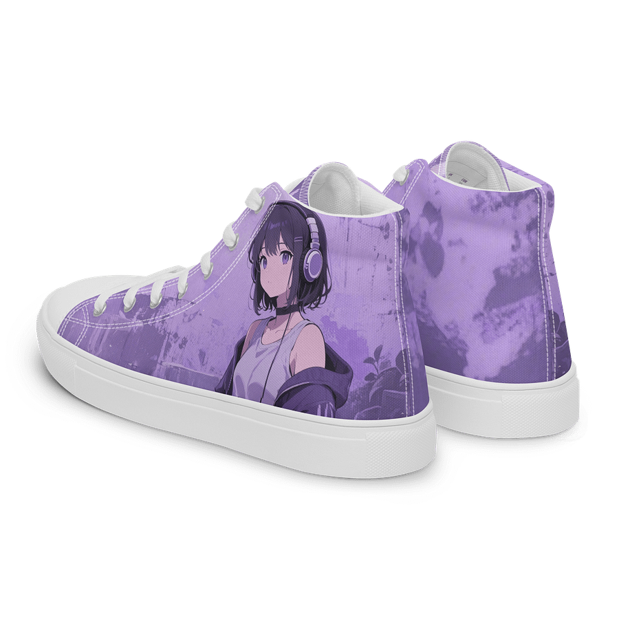 Purple Anime Muse Canvas High Tops product image (5)