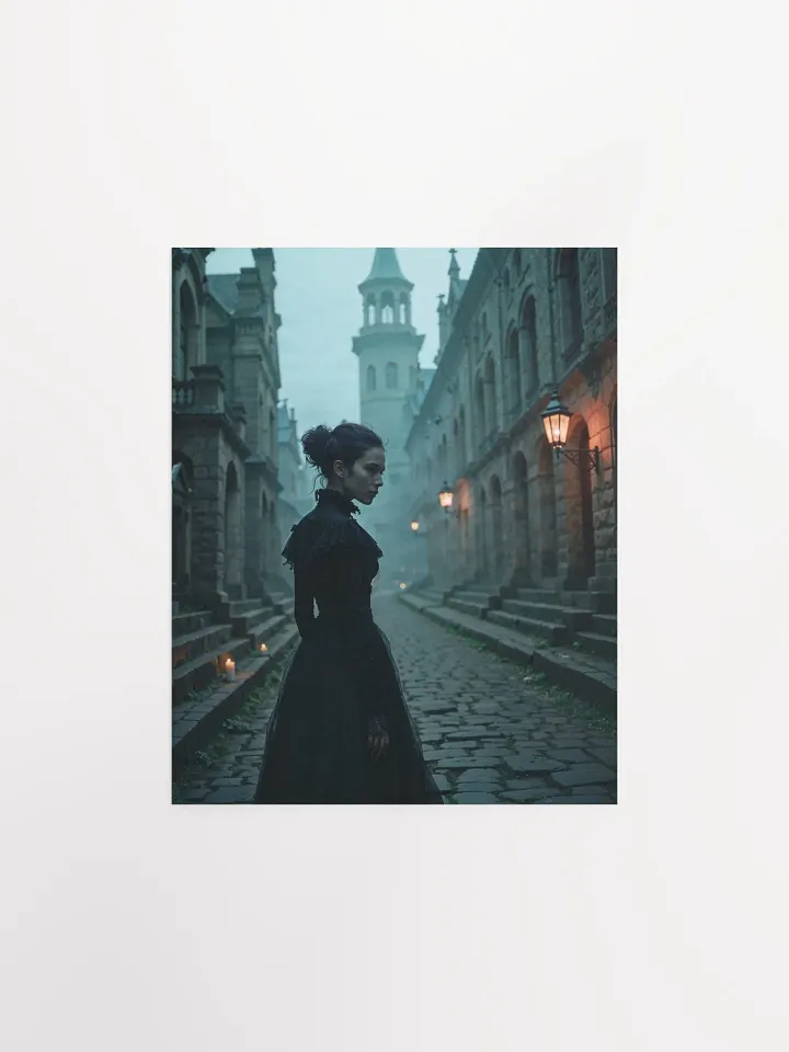 The Haunting of Cobblestone Lane Matte Poster product image (2)