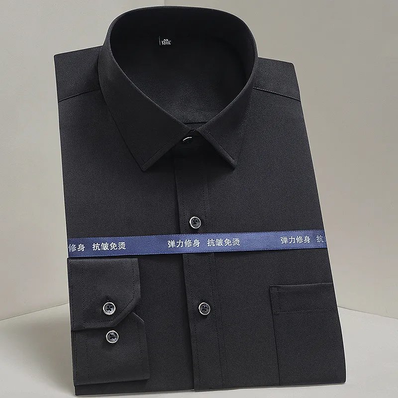 Work Clothes Mercerized Stretch Shirt For Men product image (5)