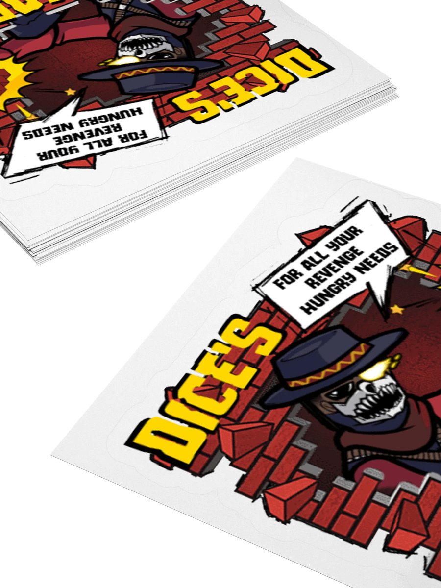 Dice's Brickables XL Sticker product image (4)