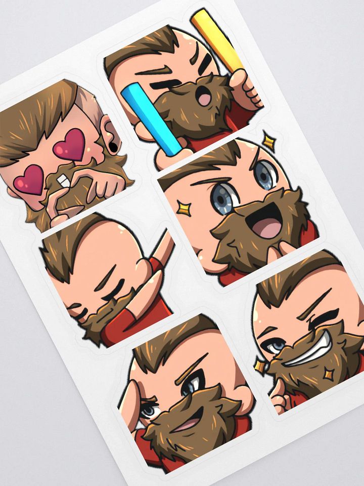 NorseRekkr Emoticon Sticker Variety Pack product image (1)