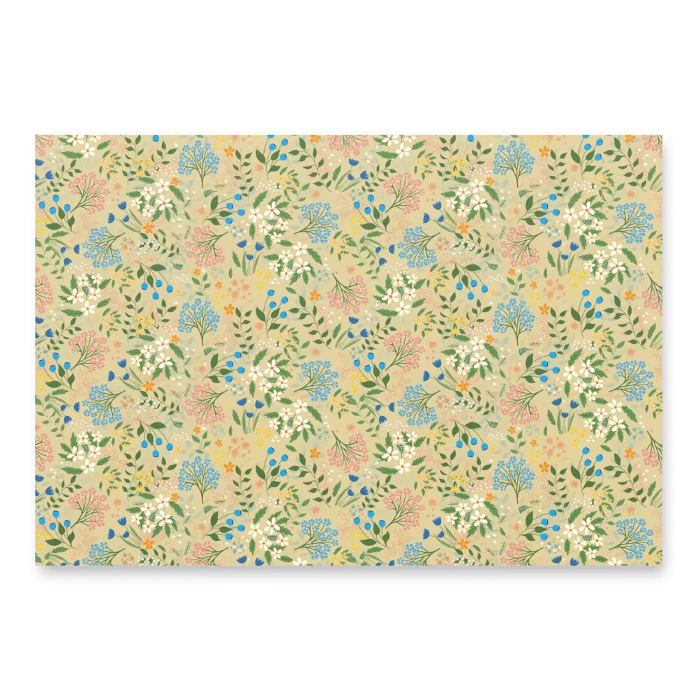 Bluebird Wrapping Paper Set 1 in Tan product image (10)