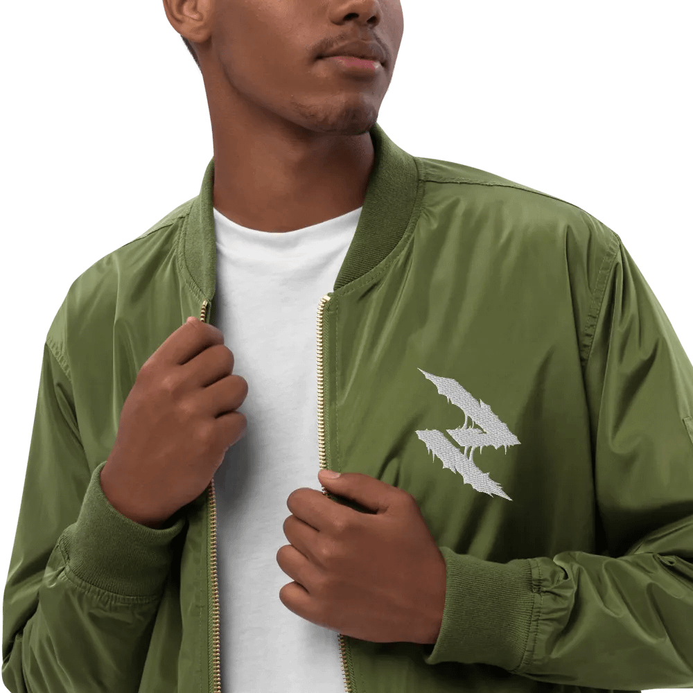 RAATO logo - BOMBER - MUSTA & OLIIVI product image (16)