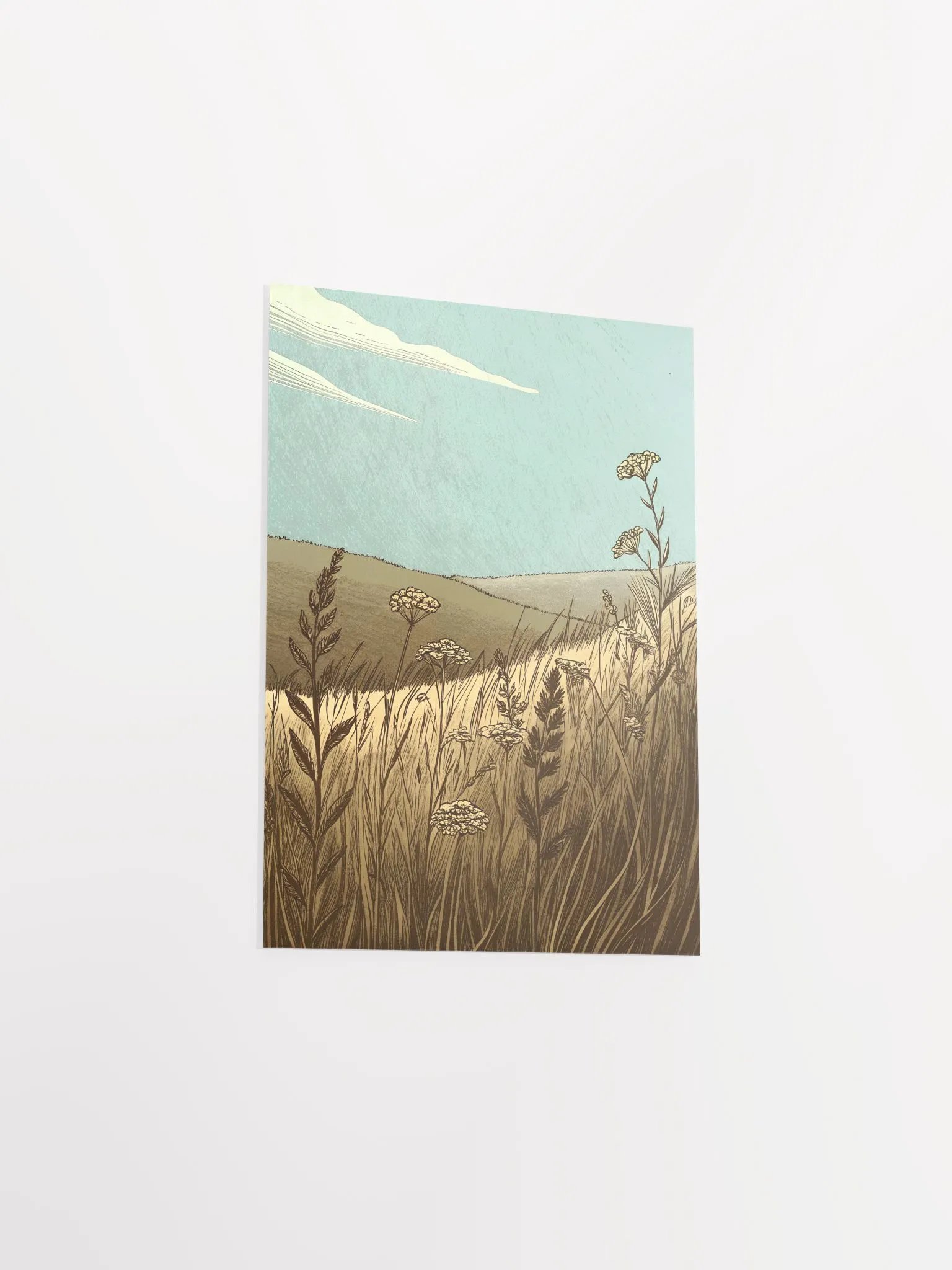 Serene Grasslands Matte Poster product image (9)