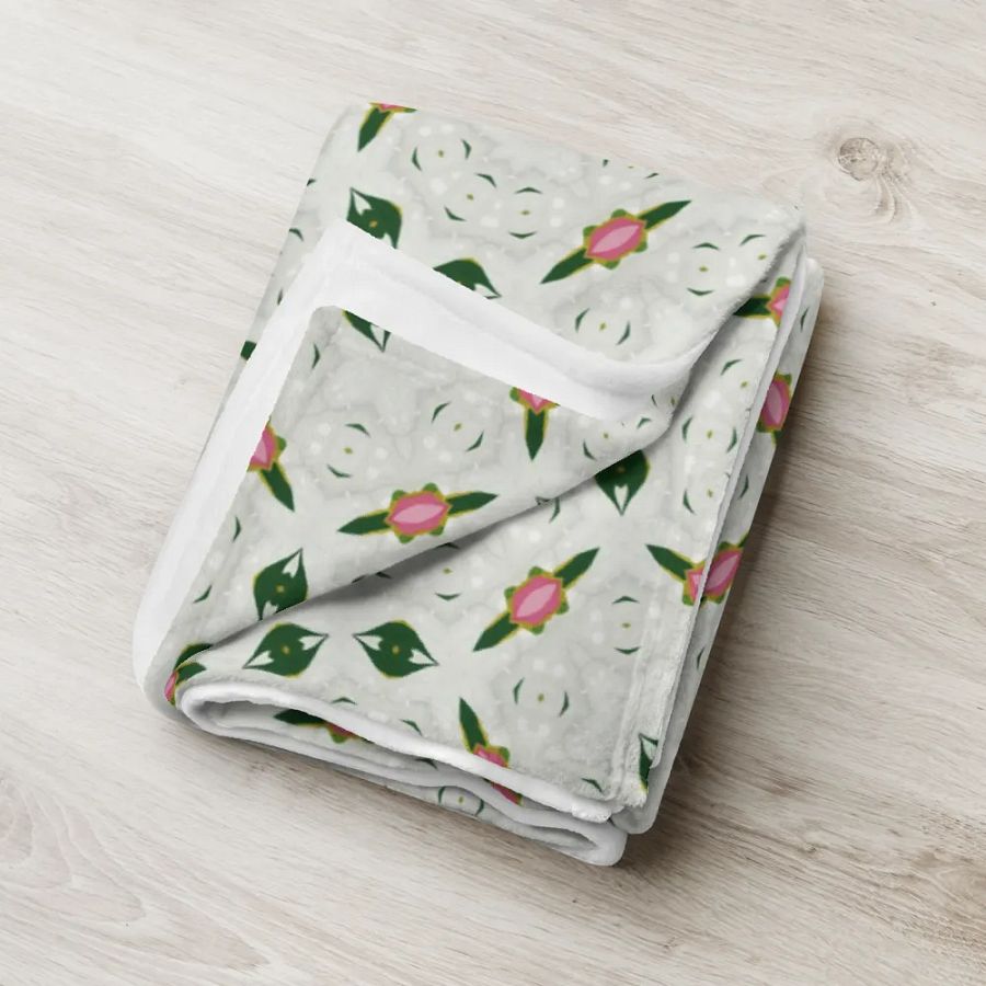 Unique Lips & Eyes Circular Pattern Throw Blanket product image (9)