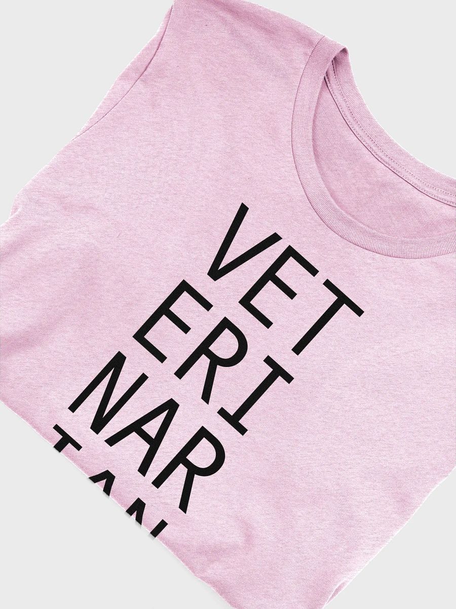 VETERINARIAN Stacked Text T-Shirt product image (3)