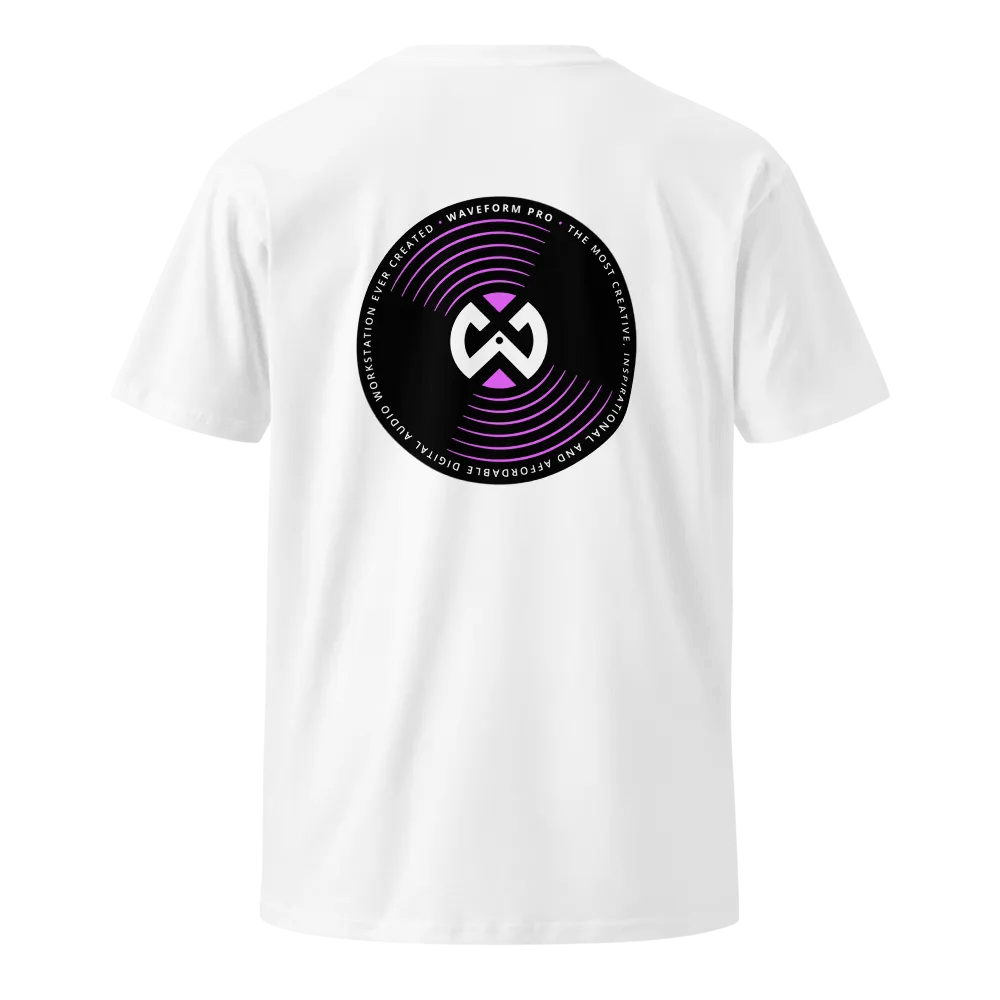 Waveform Vinyl Premium T-shirt - back product image (3)