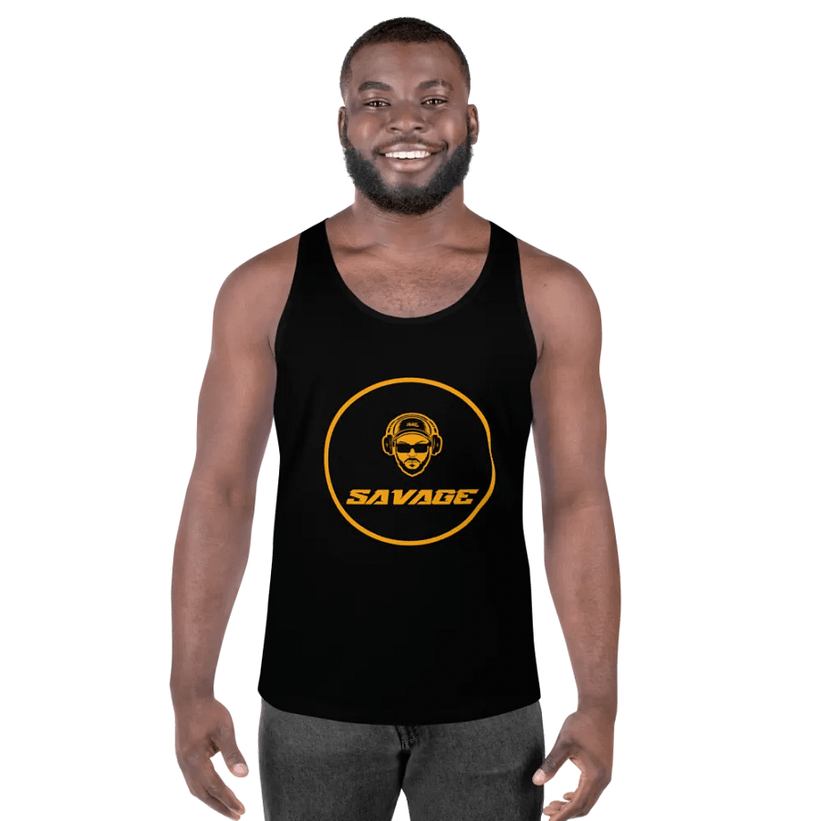 Savage Tank Tee (Gold) product image (5)