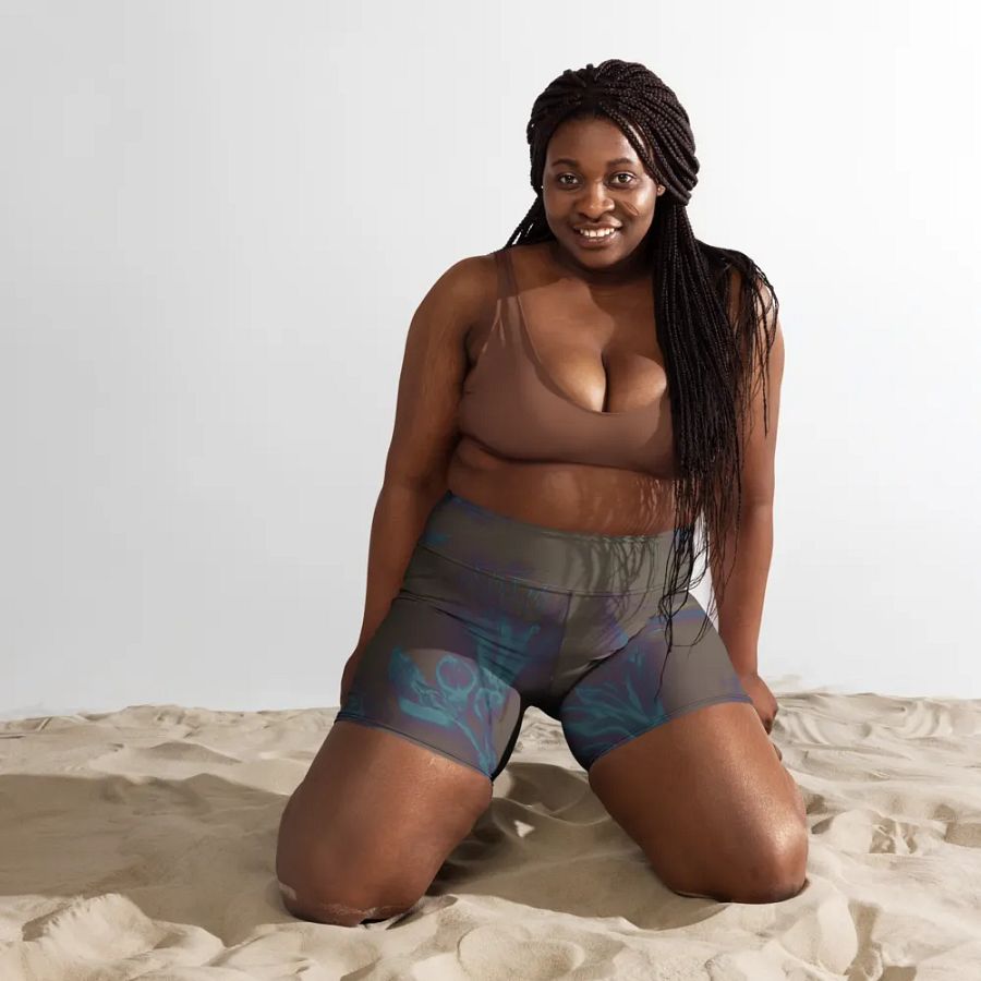 Zen Garden Yoga Shorts product image (10)