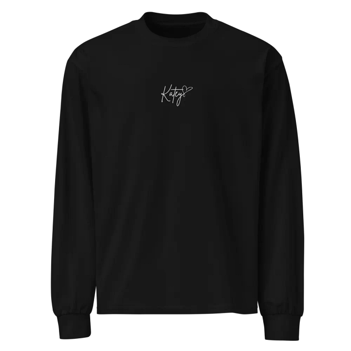 Katey Signature Heavyweight Longsleeve - White Embroidery product image (1)