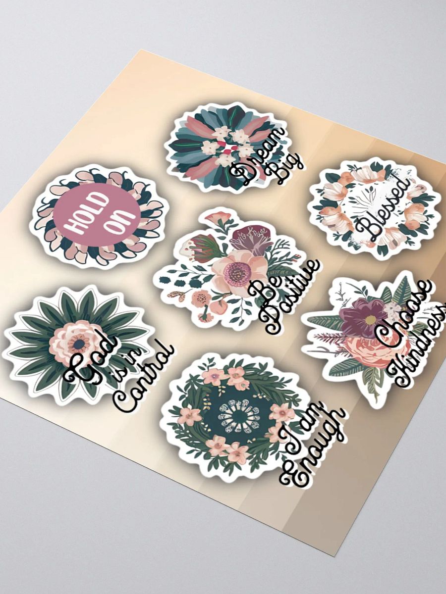 Floral Affirmation Sticker Collection product image (8)