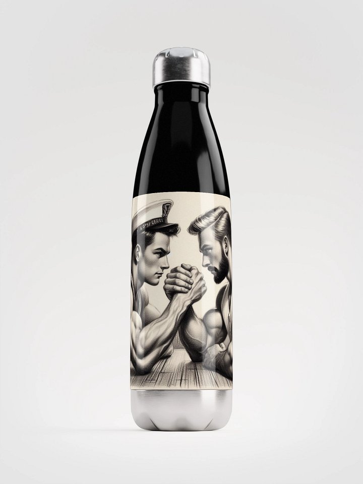 Up Close and Personal: Sailors – Tom of Finland Tribute Gay Pride Graphic Design Thermal Hot & Cold Flask product image (1)