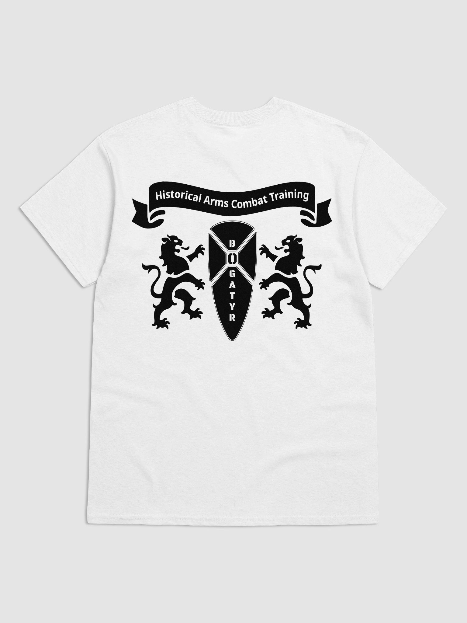 Heavyweight T-shirt - black HACT logo on back product image (1)