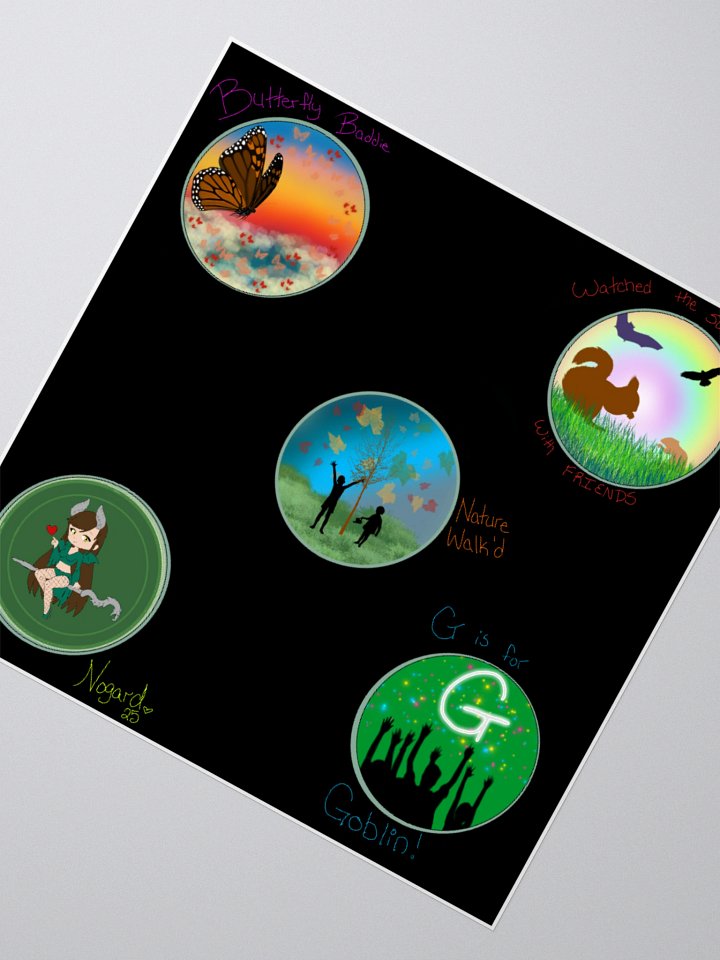 Camp Chaos 2025 Badge Sheet product image (5)