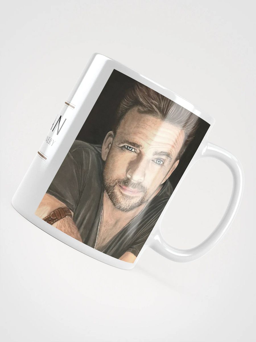 The Lifted Brow – Sean Patrick Flanery Pastel Portrait Mug (11 oz) product image (4)