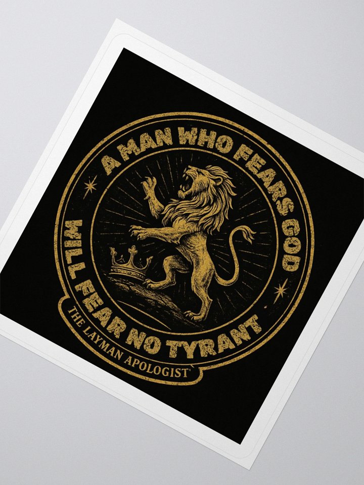 Fear No Tyrant sticker product image (4)