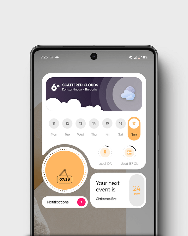 Glimpse - Android KWGT Widget product image (1)