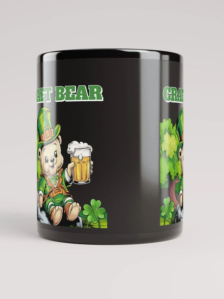 Craft Bear - St. Patrick's Day Black Coffee Mug product image (2)