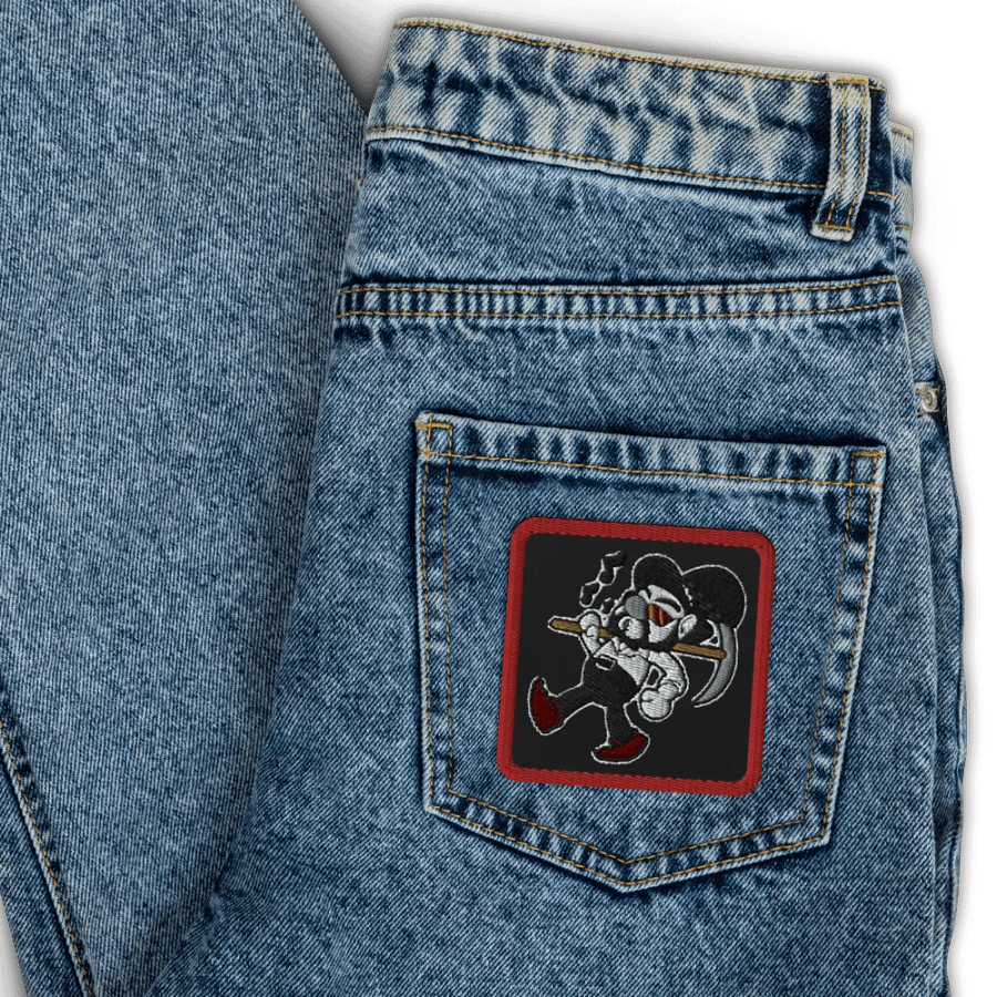 Firebain Dwarf Embroidered Patch product image (3)