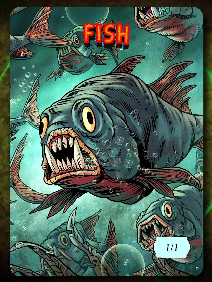 Fish 1/1 Full Art Token product image (1)