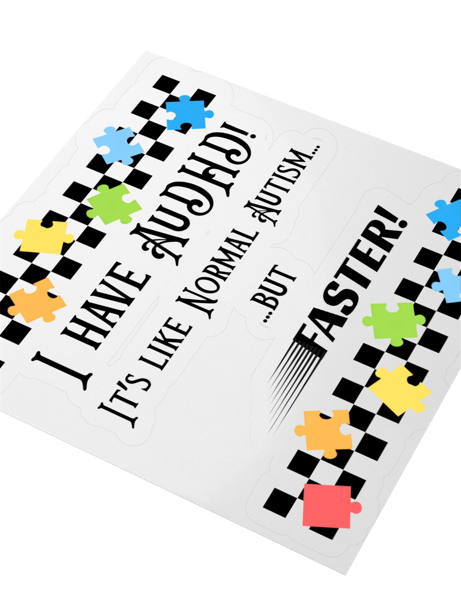 AuDHD Vinyl Stickers product image (3)