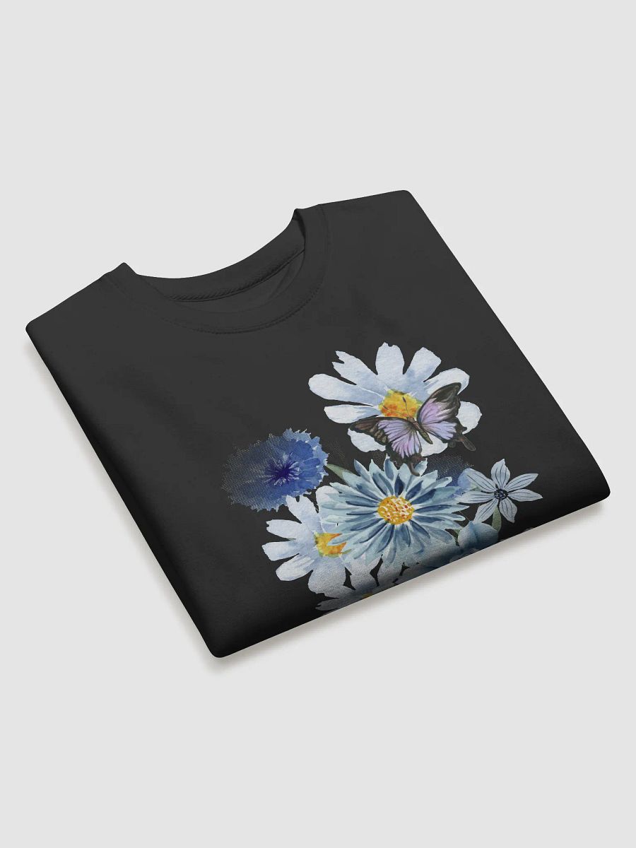 Blue Floral Symphony Sweatshirt product image (3)
