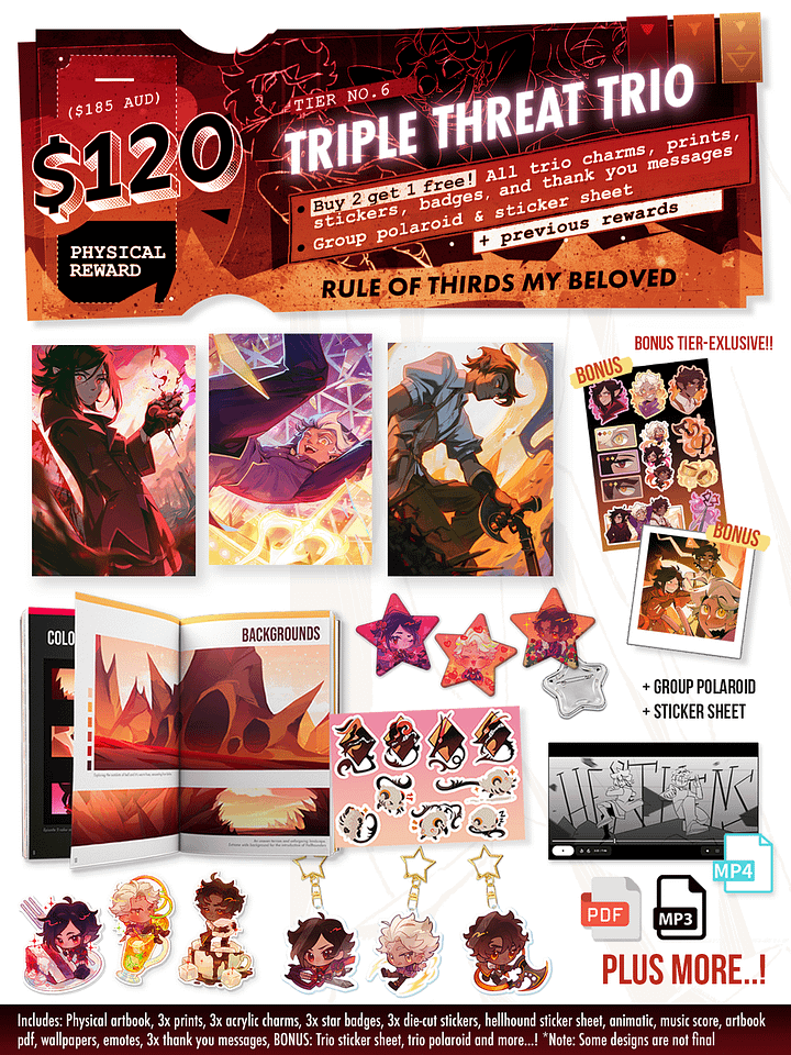 TRIPLE THREAT TRIO BUNDLE product image (1)