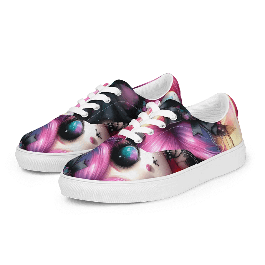 Creepy Doll Lace-Up Shoes product image (8)