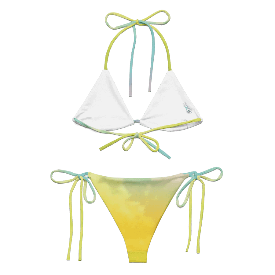 Blur cloud rainbow Design String Bikini - V9 product image (5)