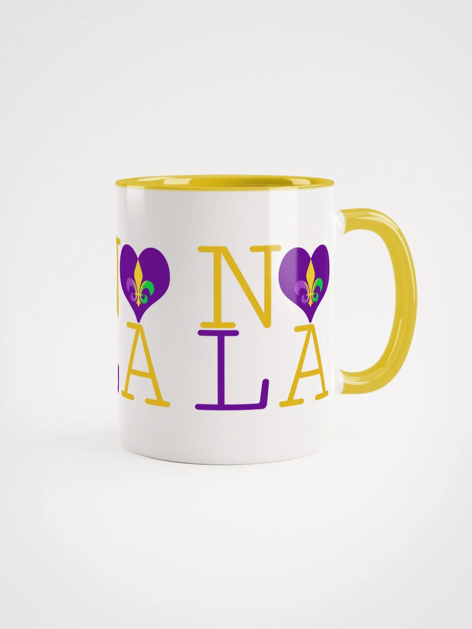 I LOVE NOLA **BIGSHOT COLOR MUG** (MARDI GRAS 3) product image (1)